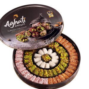 Агхати Премиум Микс Локум с шам фъстък 750 гр